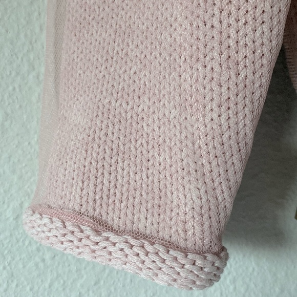 Final price🔥Rare Reiss Quinie Mesh Overlay Oversized Cardigan Sweater , XS/S - Picture 5 of 10